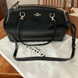 Black Coach Christie Crossbody/Sachel